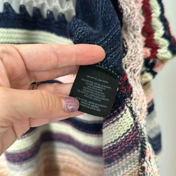 Moth Anthropologie Women's Kearny Crochet Cardigan in Multi Size SMALL - Picture 4 of 5